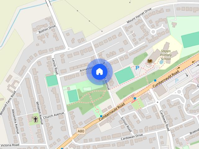 Apartment for rent in Millerston, Stepps