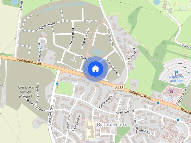 House for rent in Bicton Heath, Shrewsbury