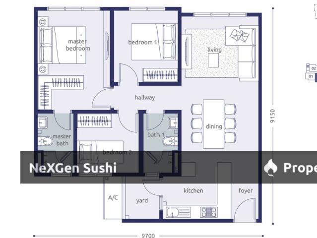 Serviced Residence for rent in Petaling, Subang Jaya