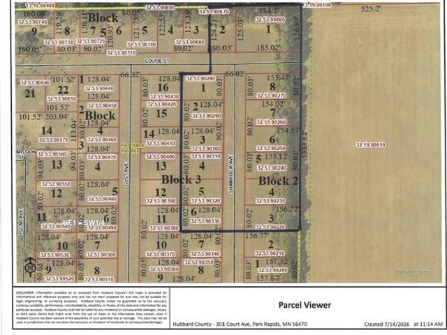 Land for sale in Hubbard, Minnesota
