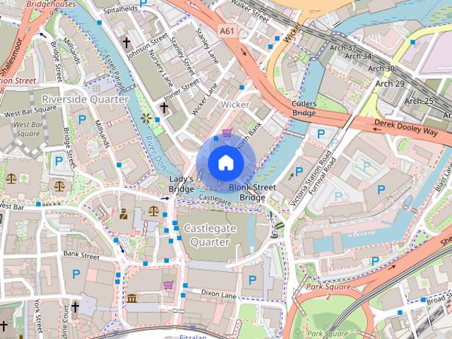 Apartment for rent in Castlegate, Burngreave