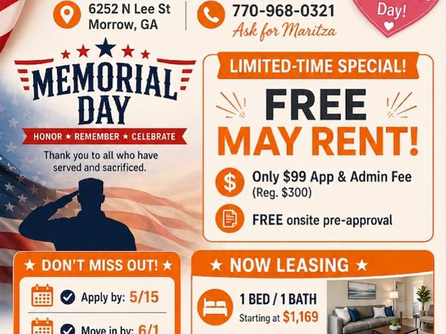 Apartment for rent in Clayton, Georgia