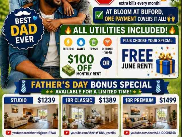 Apartment for rent in Buford, Georgia