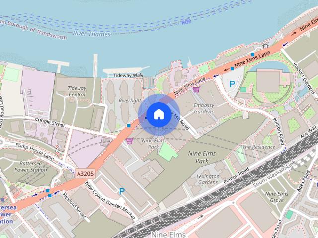 Apartment for rent in Nine Elms, Greater London