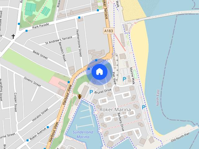 Apartment for rent in Sunderland, Roker Marina