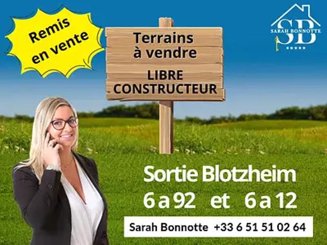 Terrain vente à Mulhouse, Blotzheim