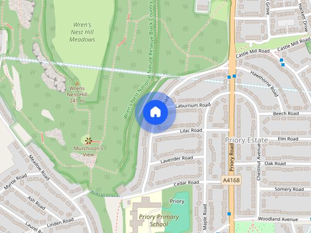 House for rent in Dudley, Priory Estate