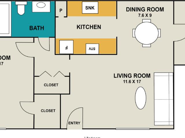 Apartment for rent in Leesville, Texas