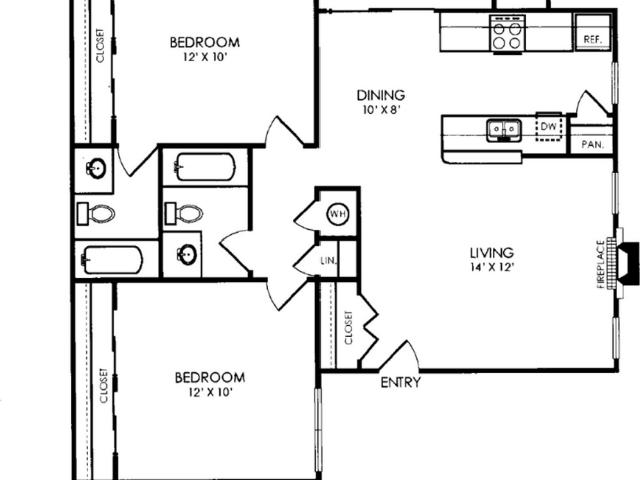 Apartment for rent in Leesville, Texas