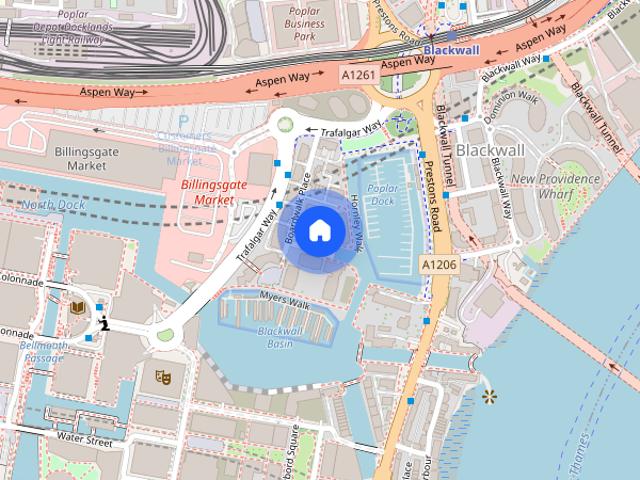 Apartment for rent in Boardwalk Place, Blackwall