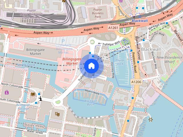 Apartment for rent in Boardwalk Place, Blackwall