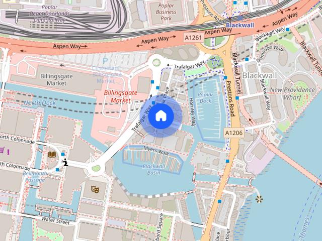 Apartment for rent in Boardwalk Place, Blackwall
