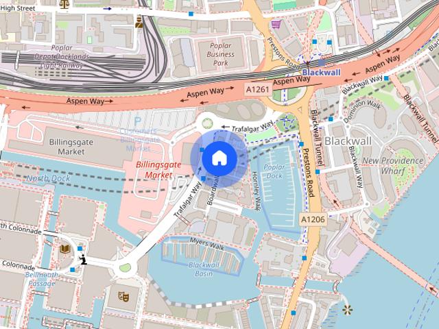 Apartment for rent in Blackwall, Greater London