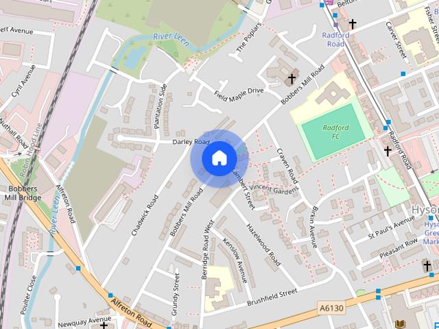 Apartment for rent in Hyson Green, Haddon