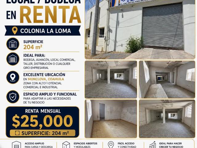 Nave Industrial en renta en Monclova, Coahuila