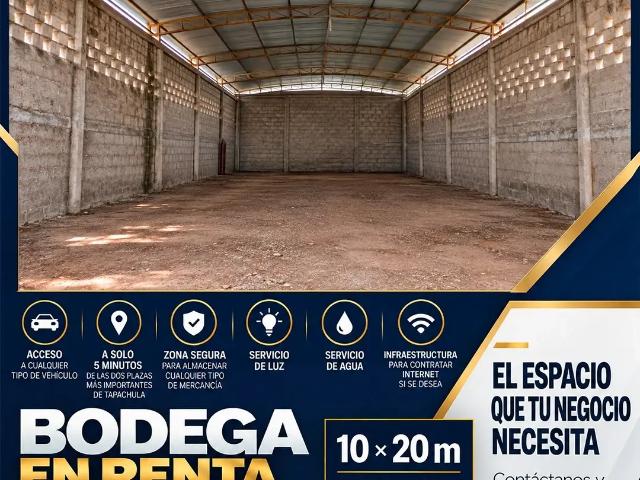 Nave Industrial en renta en Tapachula, Chiapas