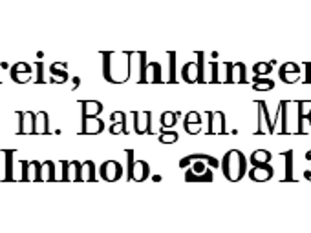 Erdgeschosswohnung kaufen in Uhldingen-Mühlhofen, Baden-Württemberg