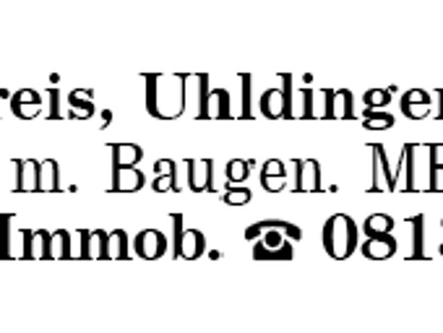 Erdgeschosswohnung kaufen in Uhldingen-Mühlhofen, Baden-Württemberg