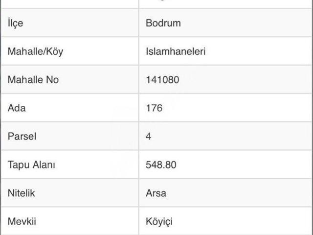 Muğla, Menteşe içerisinde satılık Arsa