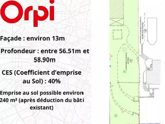 Terrain vente à Fontainebleau, Bois-le-roi