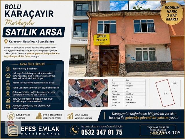 Bolu Merkez, Bolu içerisinde satılık Arsa