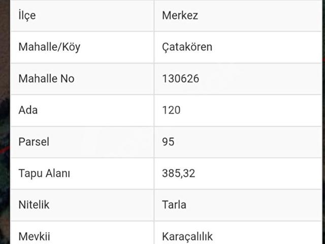 Aşağı, Bolu Merkez içerisinde satılık Arsa
