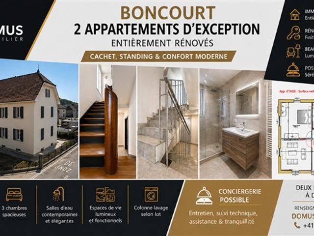 Wohnung mieten in Boncourt, Jura