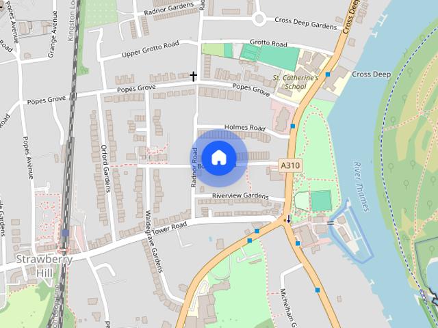 Apartment for rent in Strawberry Hill, Greater London