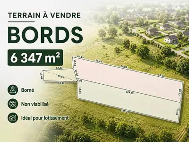 Terrain vente à Saint-Jean-d'Angély, Bords