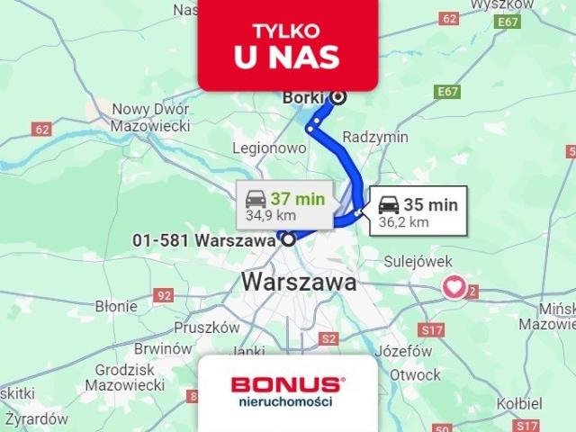 Grunt na sprzedaż w Borki, Mazowieckie