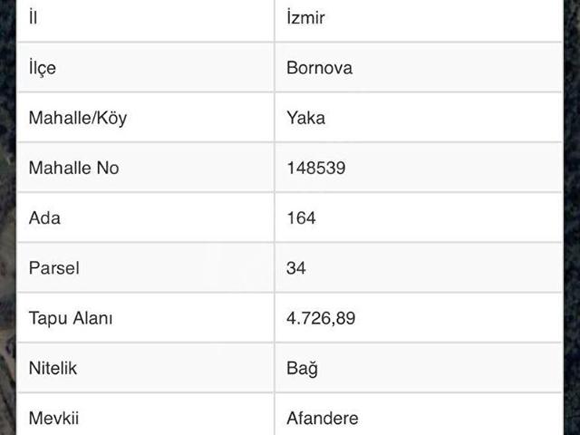 Bornova, İzmir içerisinde satılık Arsa