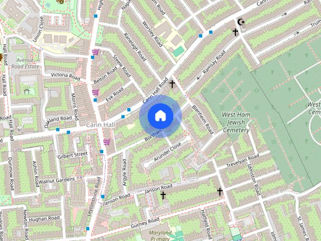 Apartment for rent in Cann Hall, Greater London