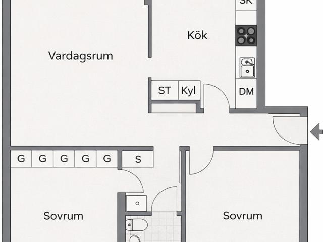 Bostadsrätt till salu i Botkyrka, Stockholm