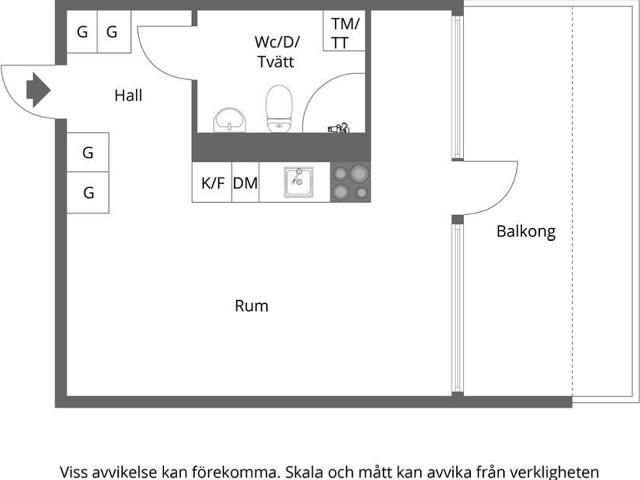 Bostadsrätt till salu i Myran, Enköping