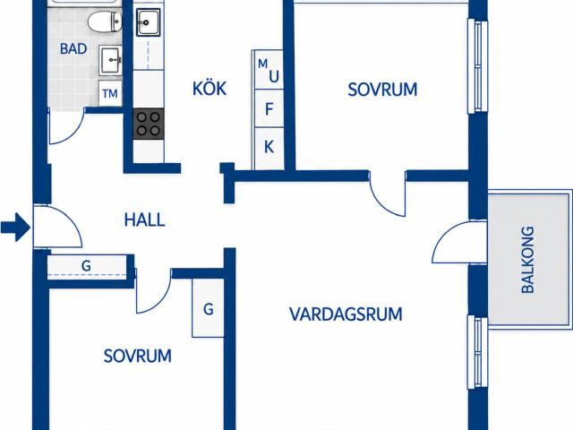 Bostadsrätt till salu i Farsta stadsdelsområde, Stockholm