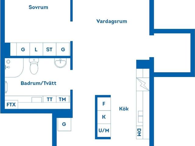 Bostadsrätt till salu i Falkenberg, Halland