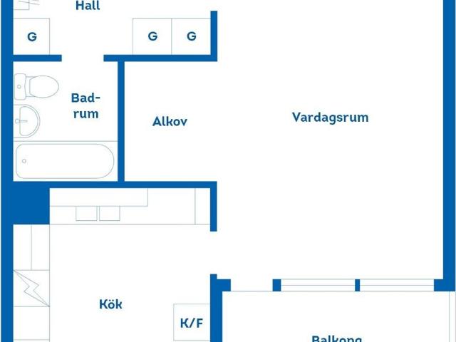 Bostadsrätt till salu i Stenslund, Falun