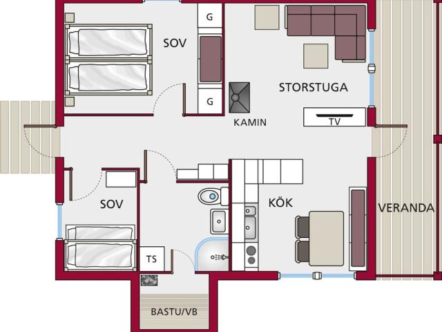 Bostadsrätt till salu i Dalarna