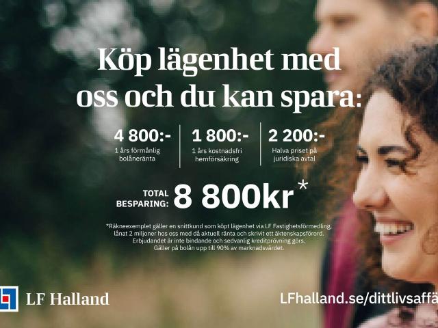 Bostadsrätt till salu i Frillesås, Halland