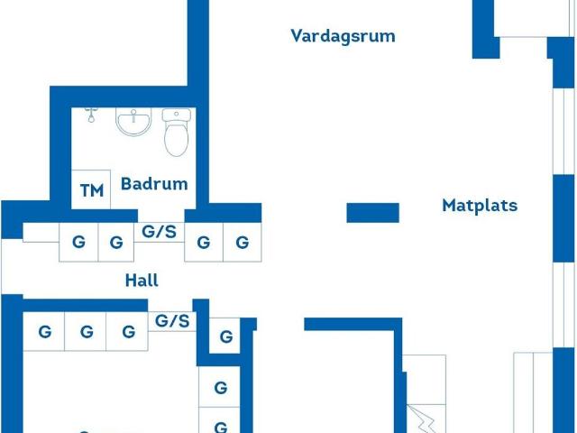 Bostadsrätt till salu i Södertull, Gävle