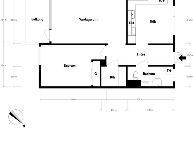 Bostadsrätt till salu i Centrum, Göteborg