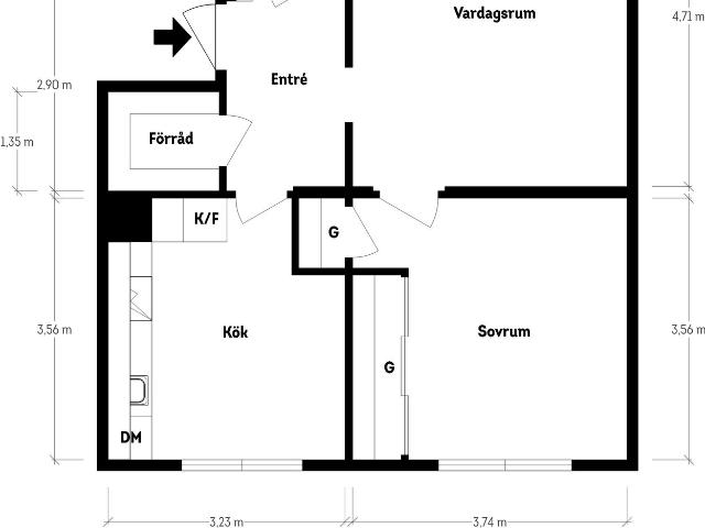 Bostadsrätt till salu i Centrum, Göteborg
