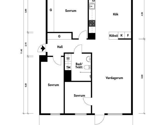Bostadsrätt till salu i Kviberg, Göteborg