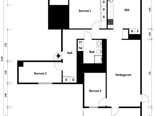 Bostadsrätt till salu i Kviberg, Göteborg