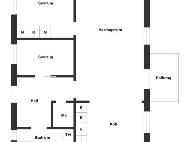 Bostadsrätt till salu i Halmstad, Halland