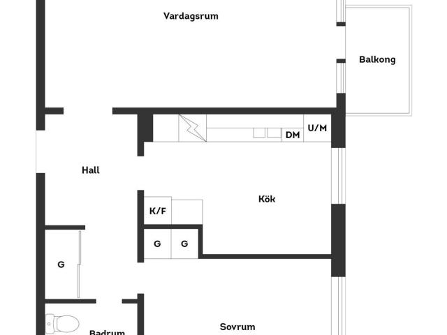 Bostadsrätt till salu i Halmstad, Halland