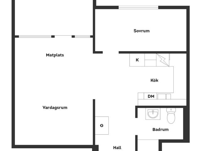 Bostadsrätt till salu i Halmstad, Halland