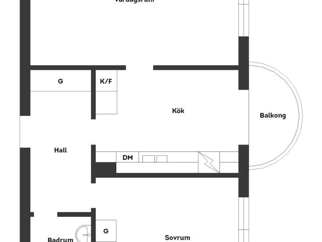 Bostadsrätt till salu i Halmstad, Halland