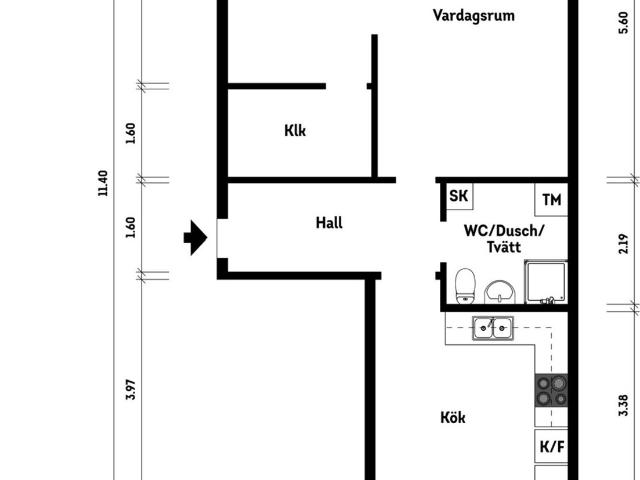 Bostadsrätt till salu i Ättekulla, Helsingborg