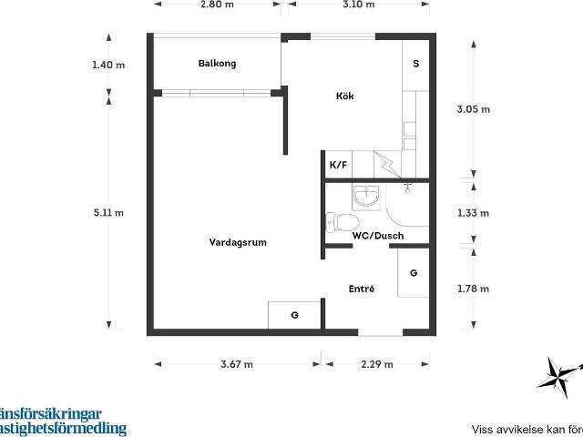 Bostadsrätt till salu